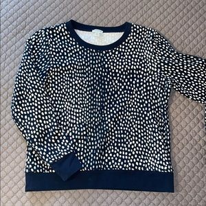 J.Crew dotted crew neck sweater